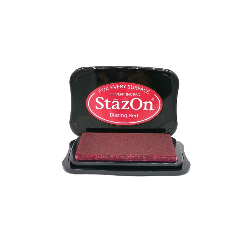 StazOn Solvent Ink Pad Blazing Red