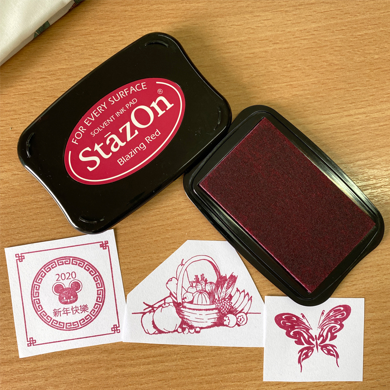 StazOn Blazing Red Ink - Stamp pad